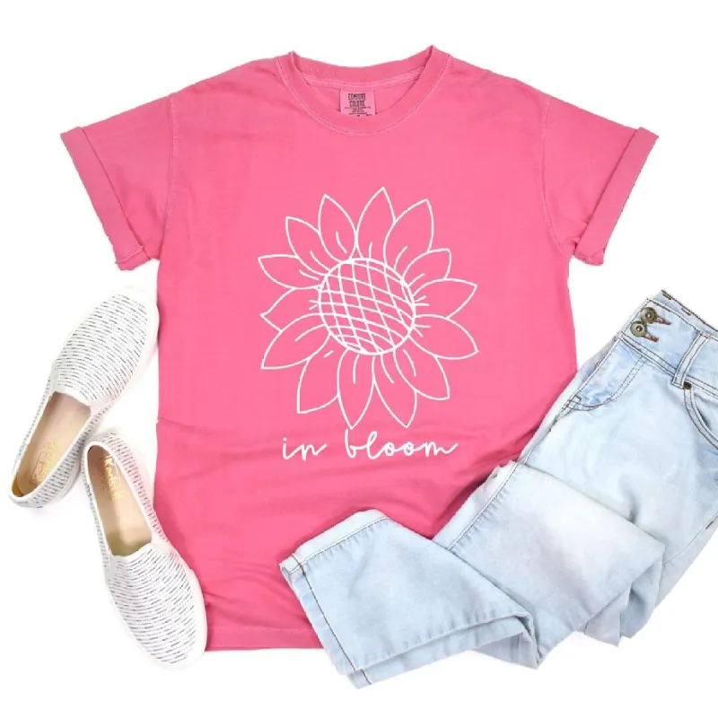 In Bloom Sunflower Garment Dyed Tee sold by Zulily