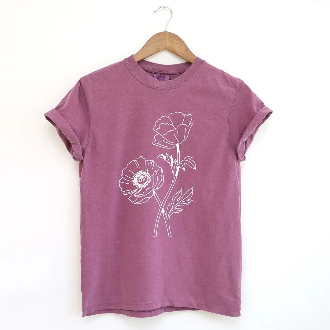 Poppy Garment Dyed Tee sold by Zulily product image thumbnail 2