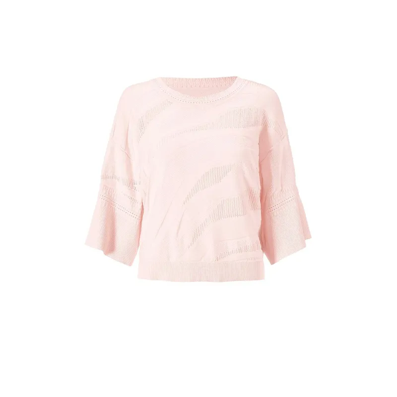 cabi Blush Zebra Shy Pullover Sweater sold by Zulily