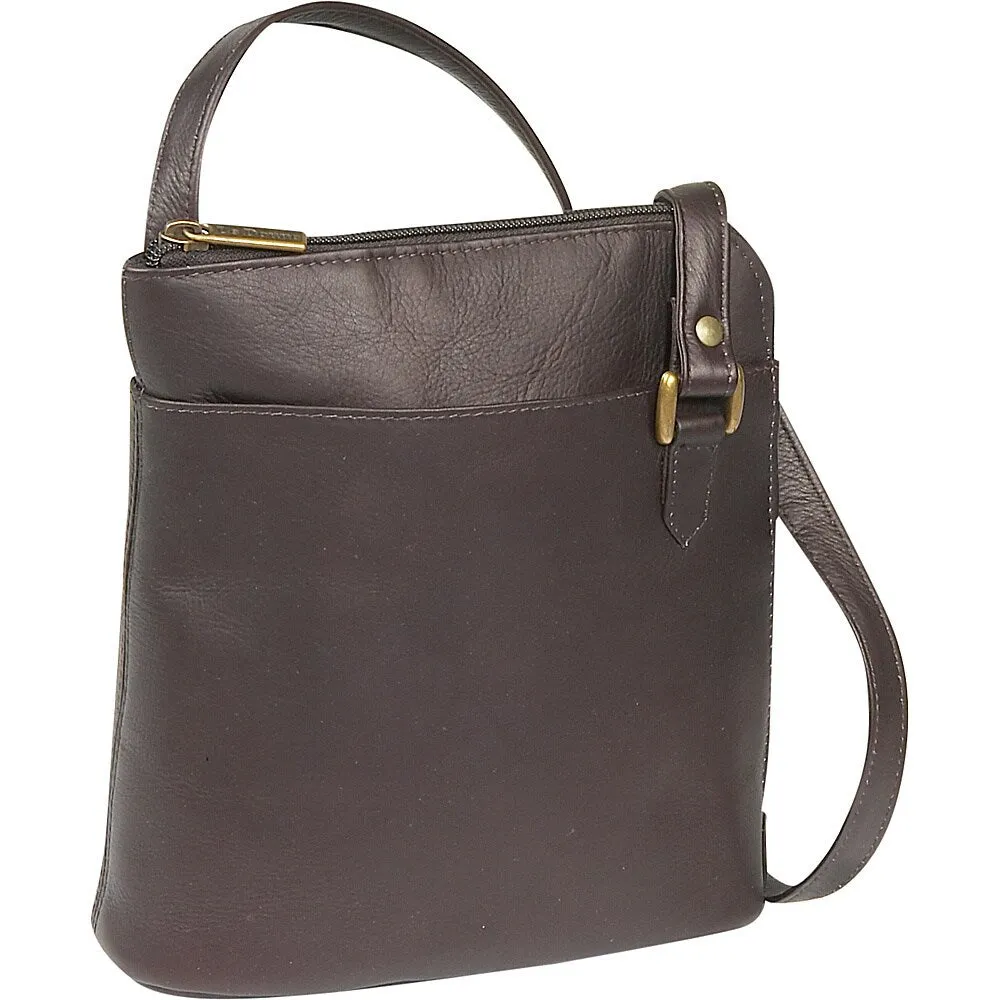 Le Donne Leather L-Zip Crossbody Shoulder Bag sold by Zulily