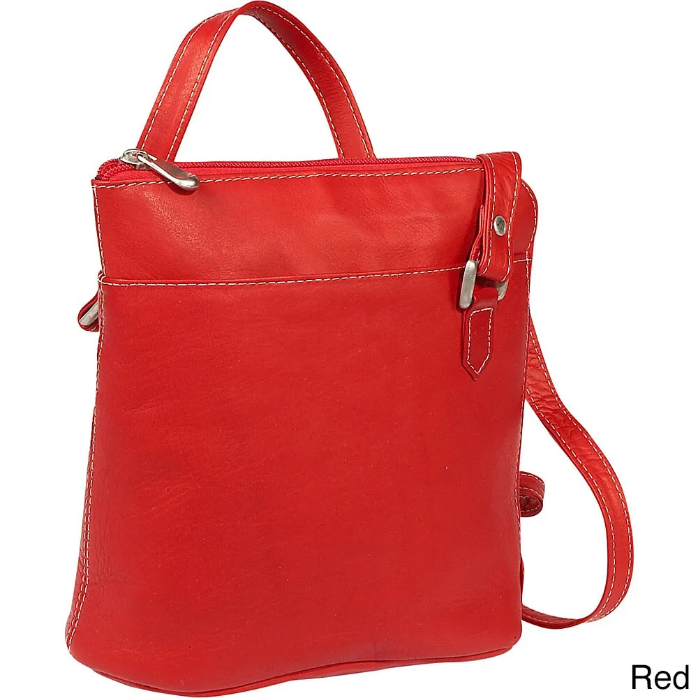 Le Donne Leather L-Zip Crossbody Shoulder Bag sold by Zulily product image thumbnail 5
