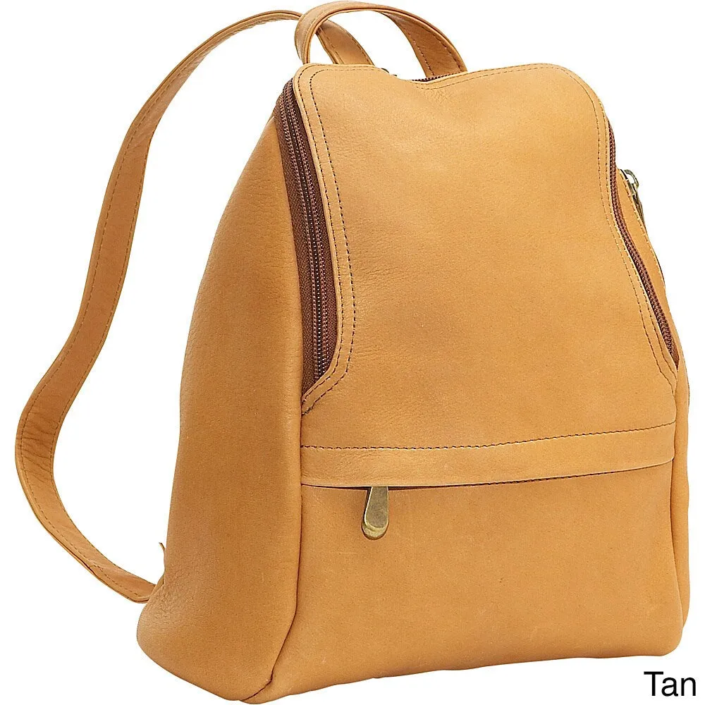 Le Donne Leather U-Zip Mini Backpack sold by Zulily product image thumbnail 4
