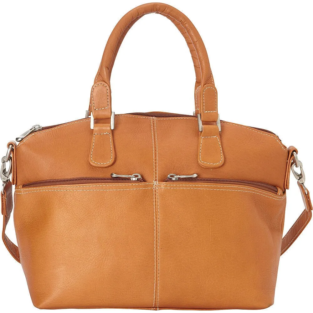 Le Donne Leather Classic Satchel sold by Zulily product image thumbnail 2