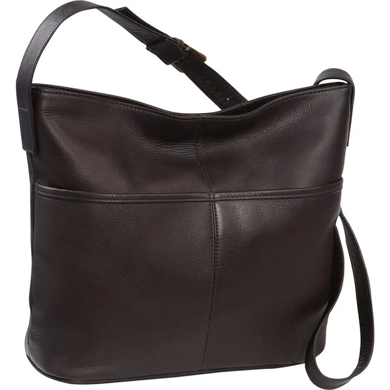 Le Donne Leather Two Slip Pocket Shoulder Bag sold by Zulily
