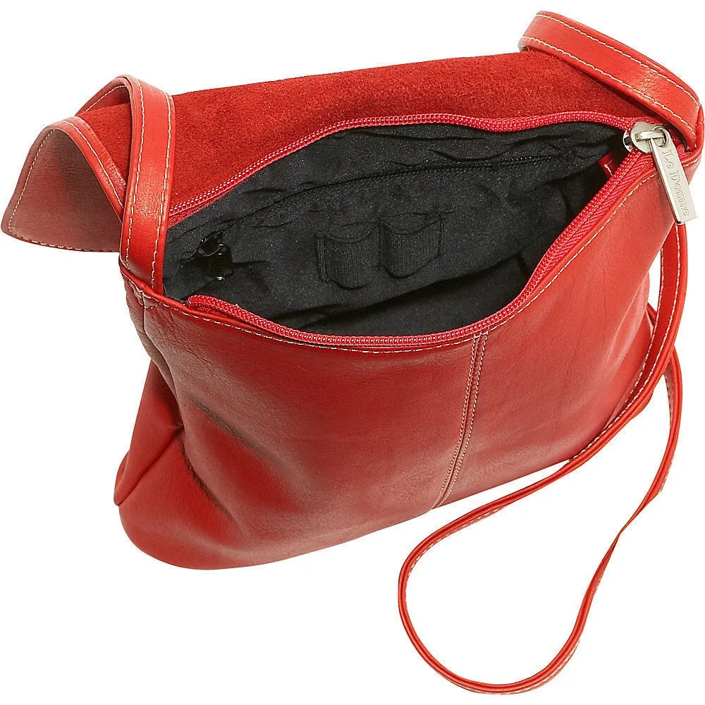Le Donne Leather Simple Flap Over Crossbody Bag sold by Zulily product image thumbnail 2