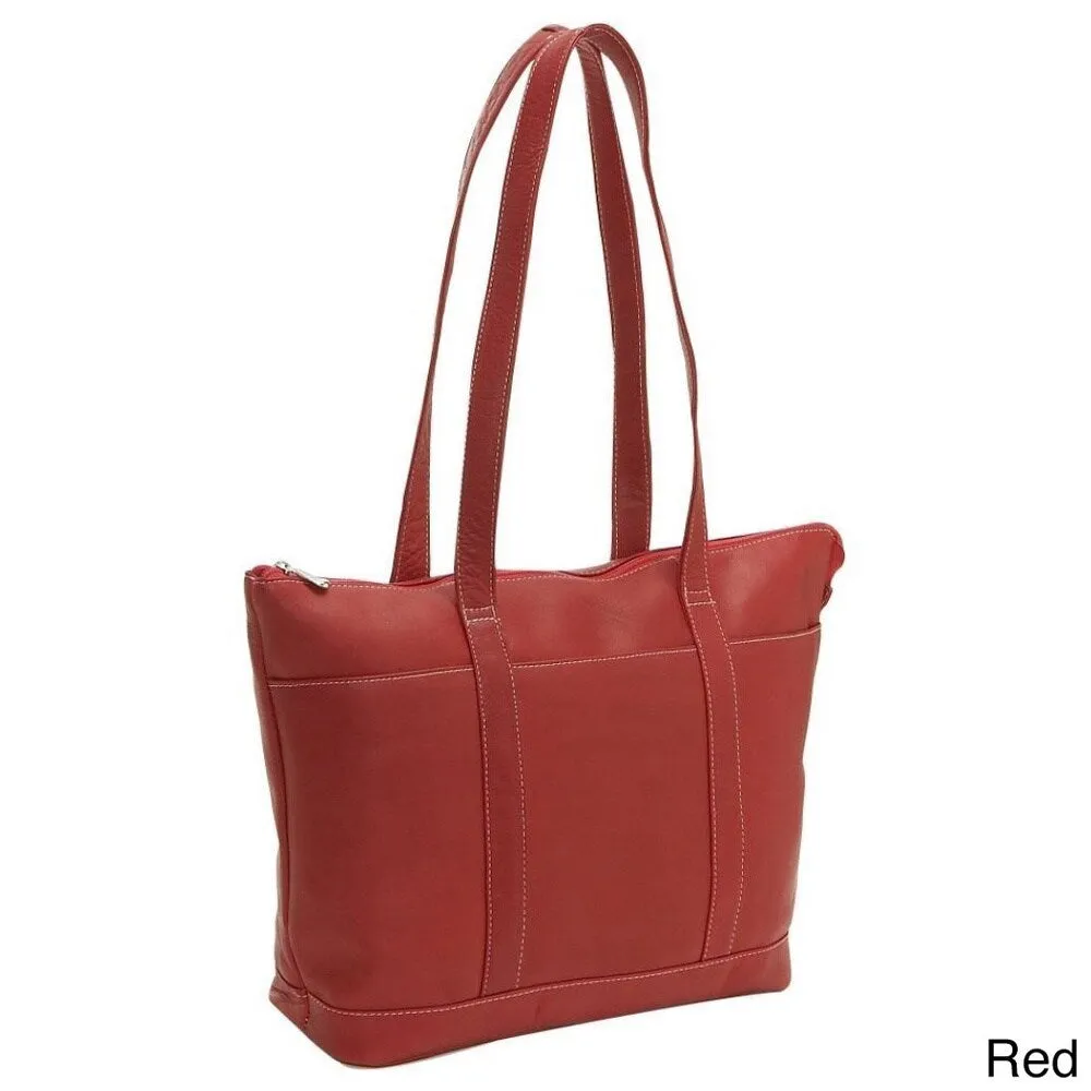 Le Donne Leather Medium Classic Pocket Tote Bag sold by Zulily product image thumbnail 2