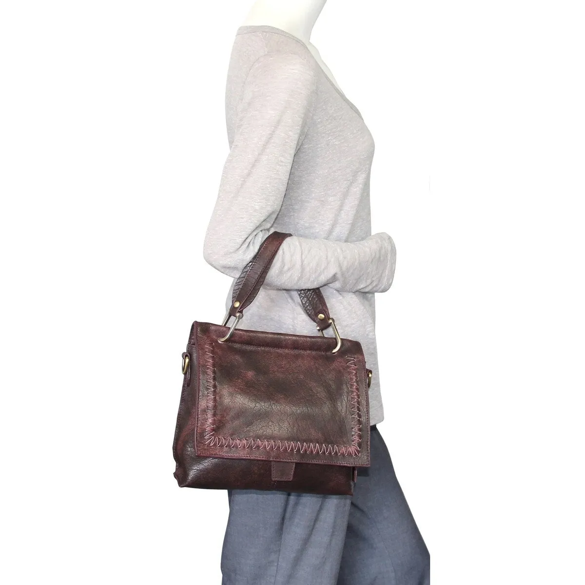 Nino Bossi Cleopatra Satchel sold by Zulily product image thumbnail 3