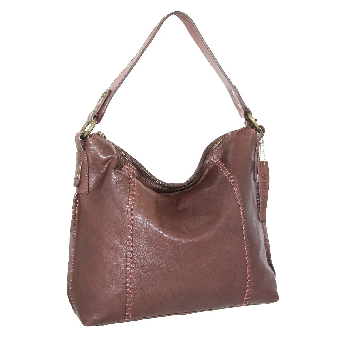 Nino Bossi My Monica Leather Hobo sold by Zulily