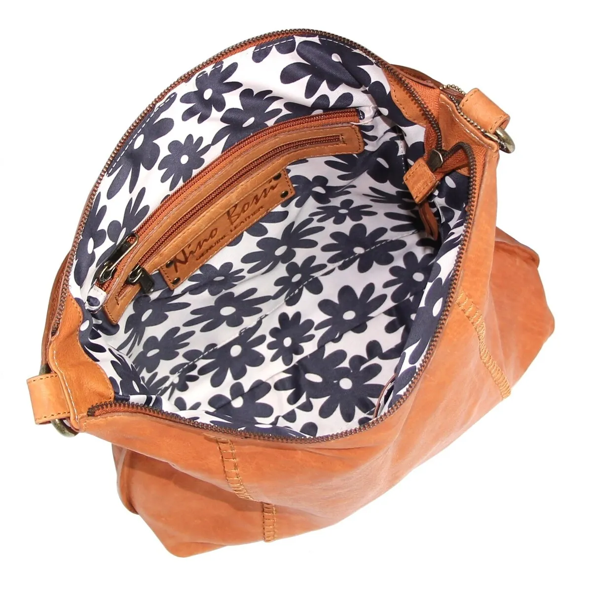 Nino Bossi My Monica Leather Hobo sold by Zulily product image thumbnail 4