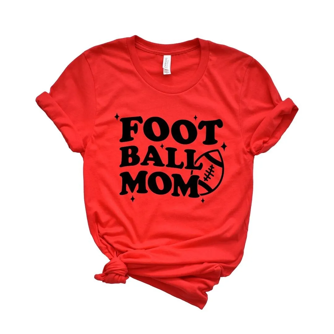 Football Mom Stars Short Sleeve Crewnneck Tee sold by Zulily product image thumbnail 2