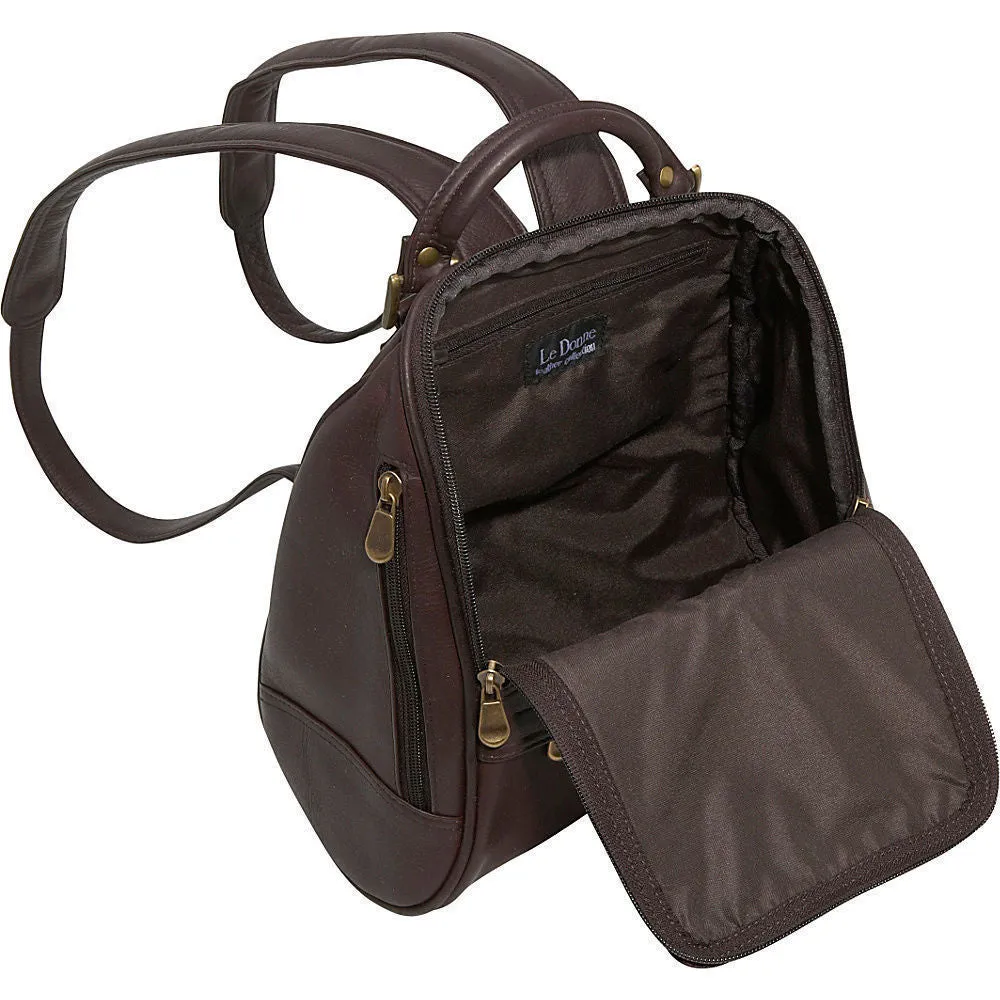 Le Donne Leather U-Zip Mid Size Women's Backpack sold by Zulily