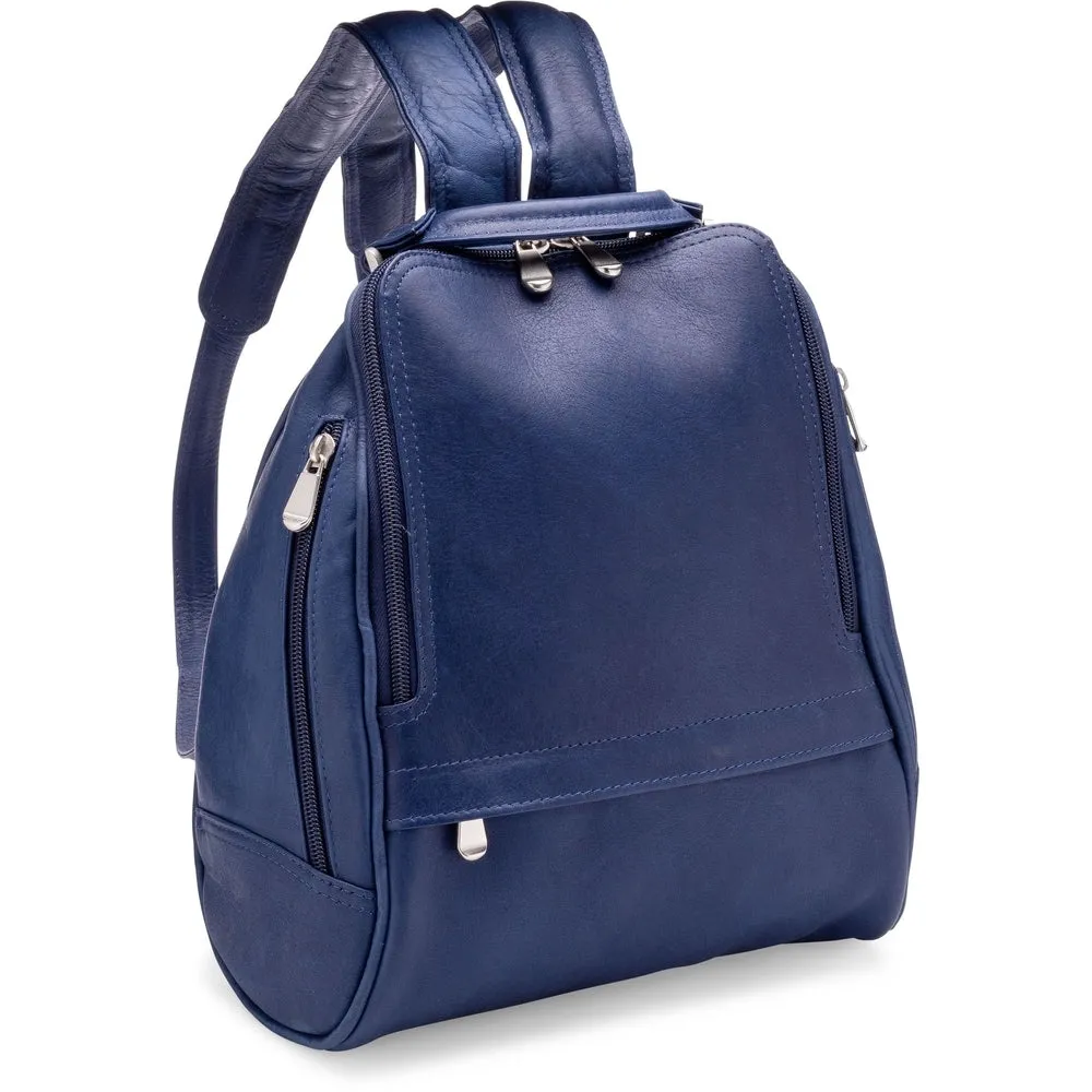 Le Donne Leather U-Zip Mid Size Women's Backpack sold by Zulily product image thumbnail 5