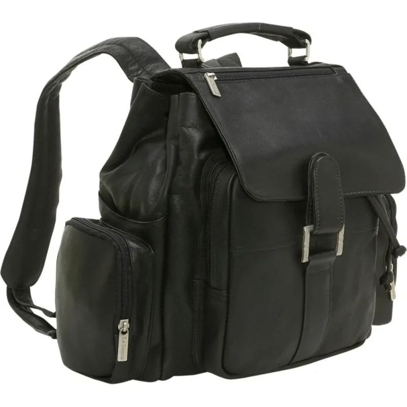 Le Donne Leather Classic Multi Pocket Backpack sold by Zulily