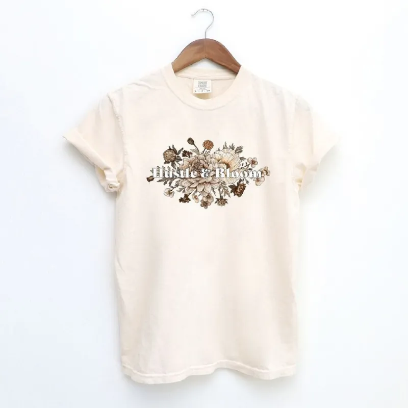 Hustle And Bloom Garment Dyed Tee sold by Zulily