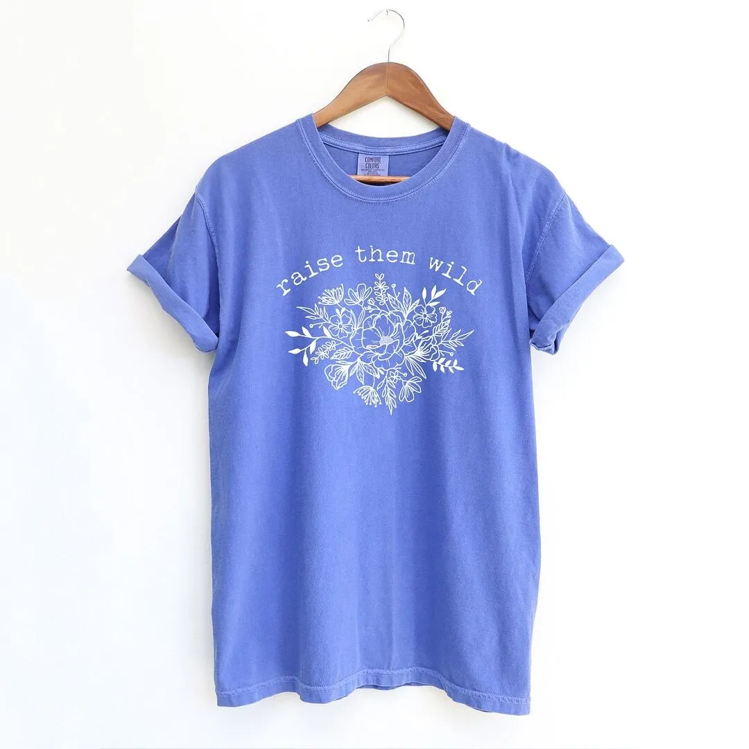 Raise Them Wild Garment Dyed Tee sold by Zulily product image thumbnail 2