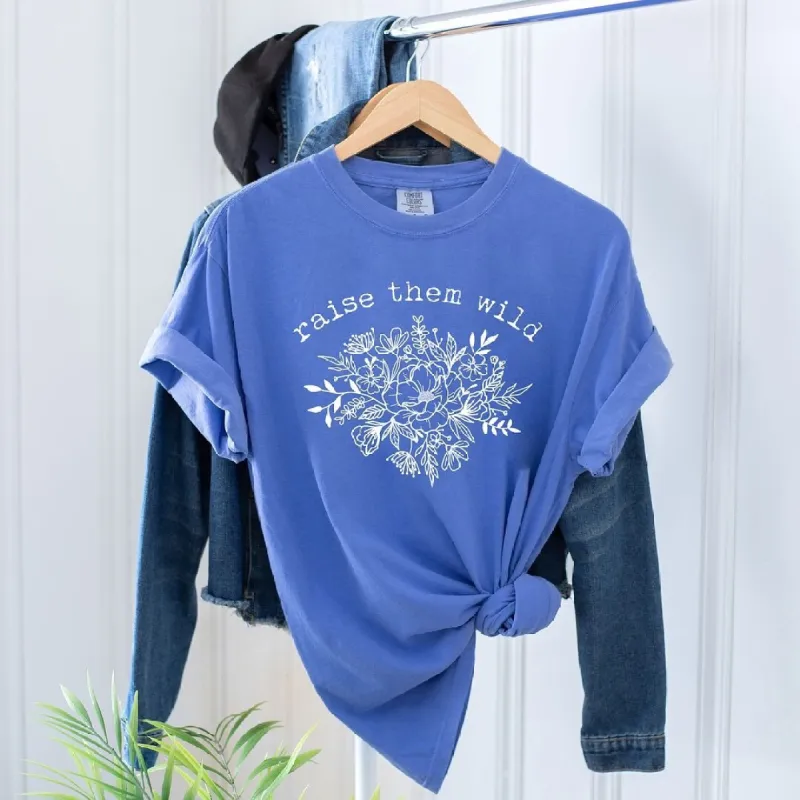 Raise Them Wild Garment Dyed Tee sold by Zulily