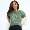 Live Life In Full Bloom Bouquet Garment Dyed Tee sold by Zulily