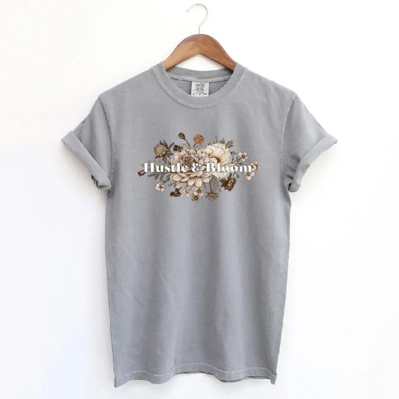 Hustle And Bloom Garment Dyed Tee sold by Zulily