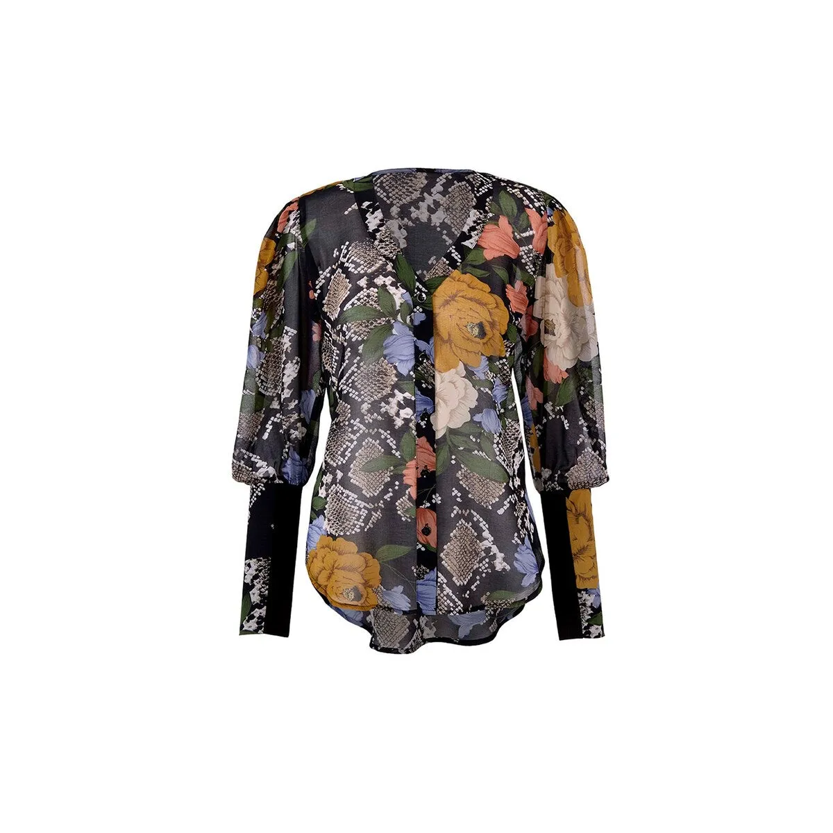 cabi Flynn Print Snake Charmer Blouse sold by Zulily