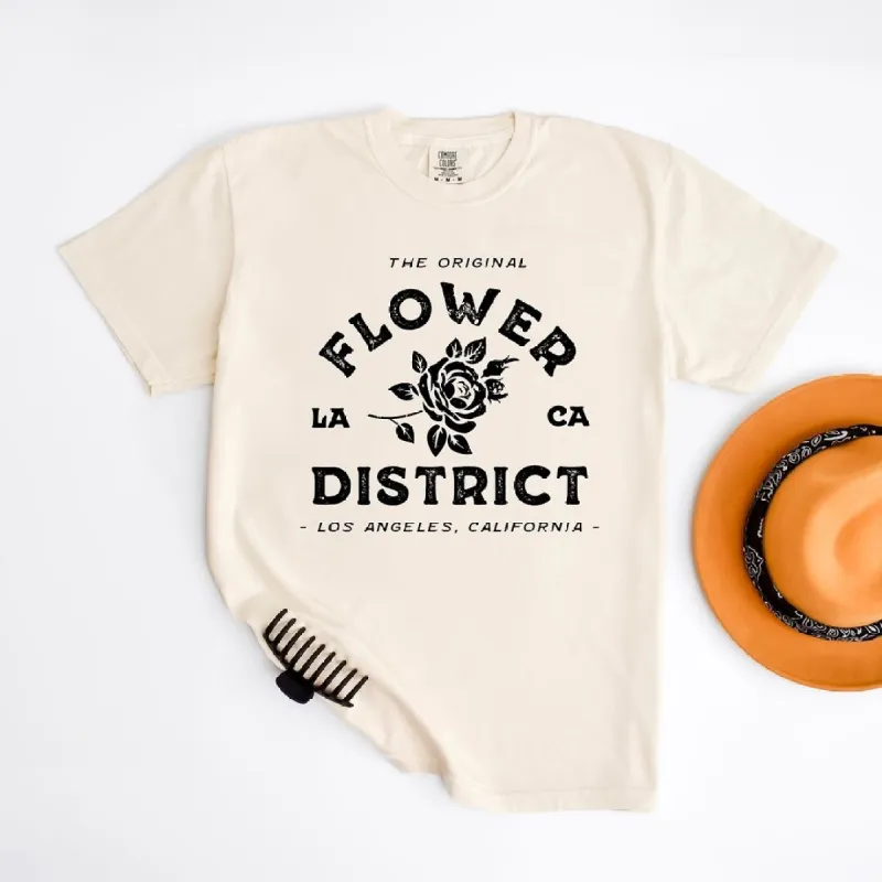 Flower District Garment Dyed Tee sold by Zulily