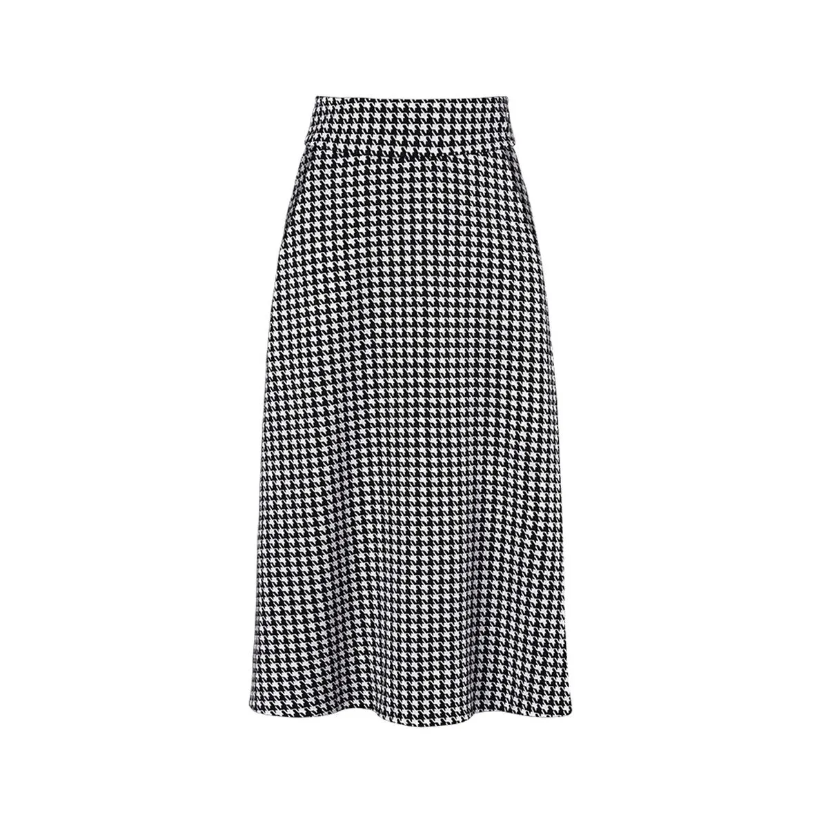 cabi Black and White Houndstooth Skirt sold by Zulily
