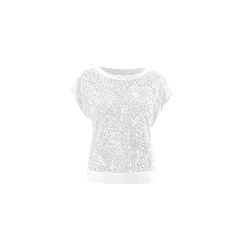 cabi White Lace Top sold by Zulily