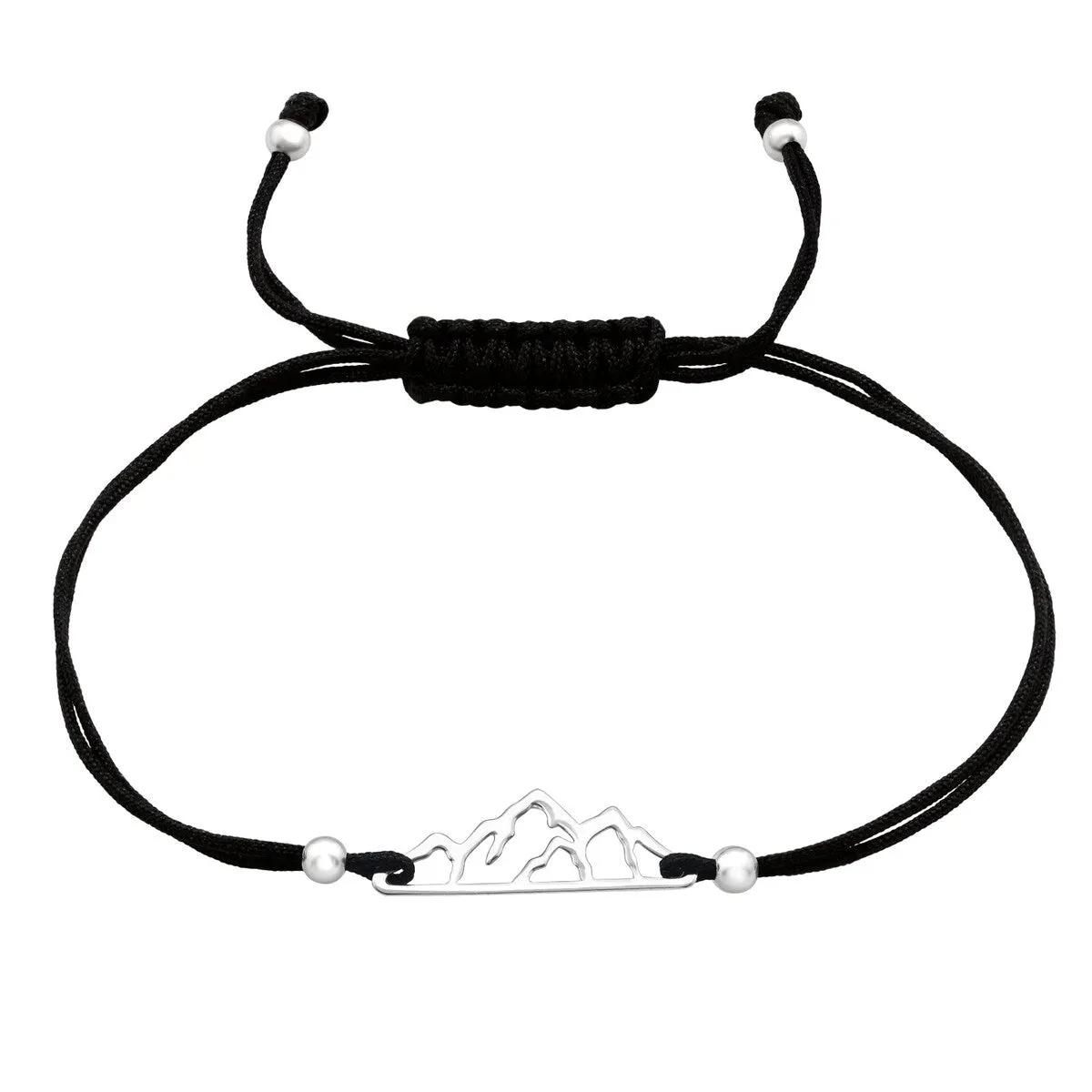 Sterling Silver Mountain Range Charm Bracelet sold by Zulily