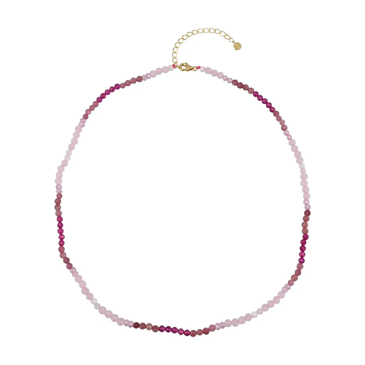 18K Gold Plated Multi Gemstone Bead Necklace sold by Zulily