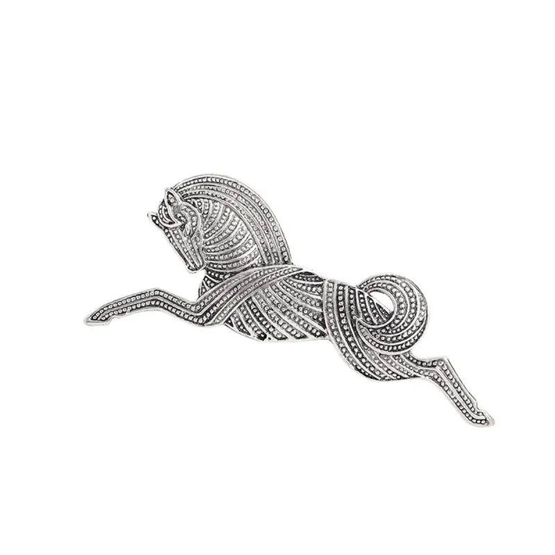 Silver Horse Brooch sold by Zulily