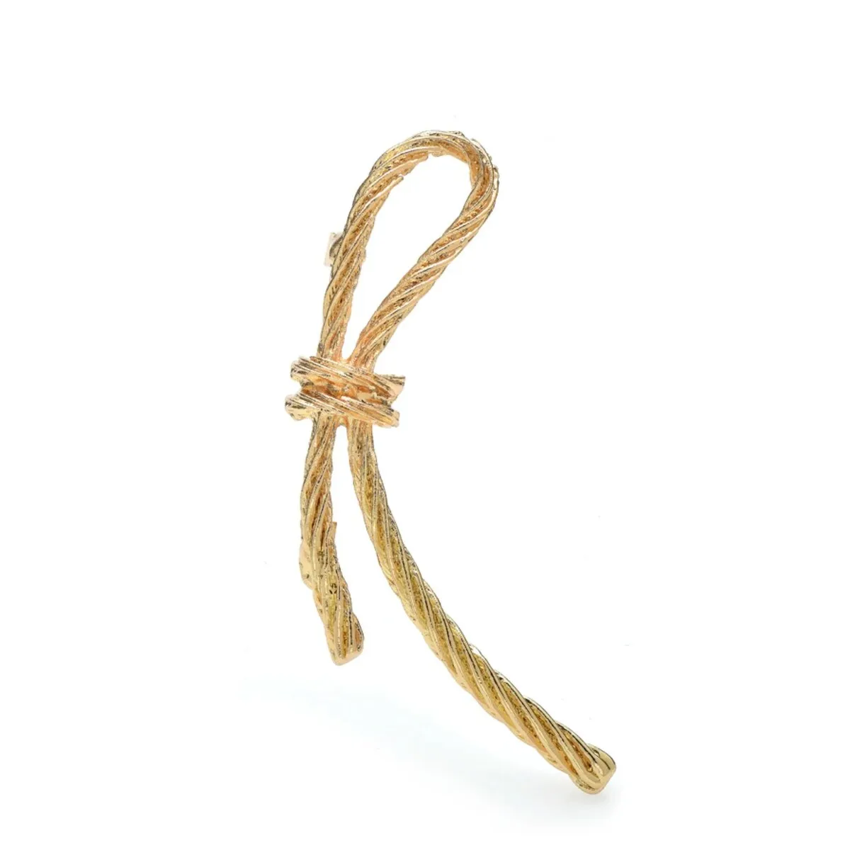 Goldtone Rope Knot Brooch sold by Zulily
