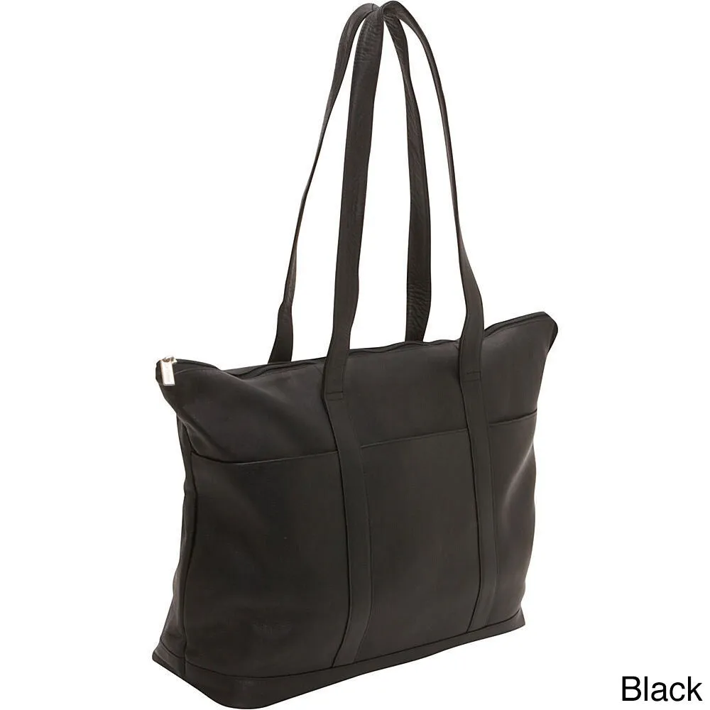 Le Donne Leather Double Strap Large Pocket Tote sold by Zulily product image thumbnail 5
