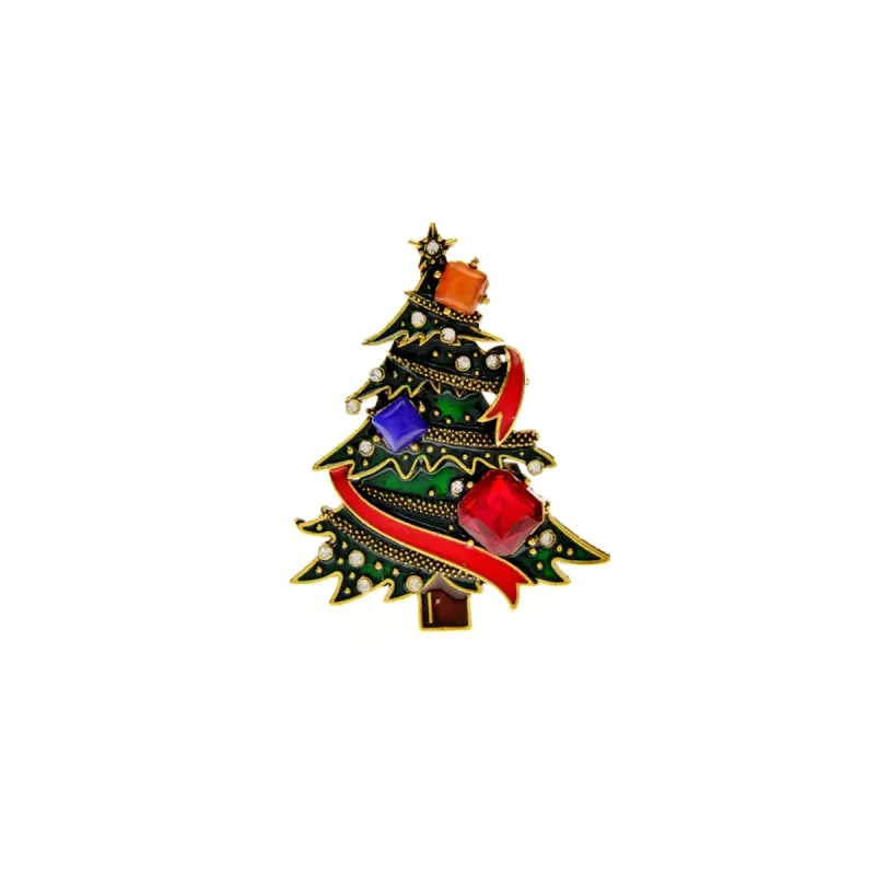 Christmas Tree Brooch sold by Zulily