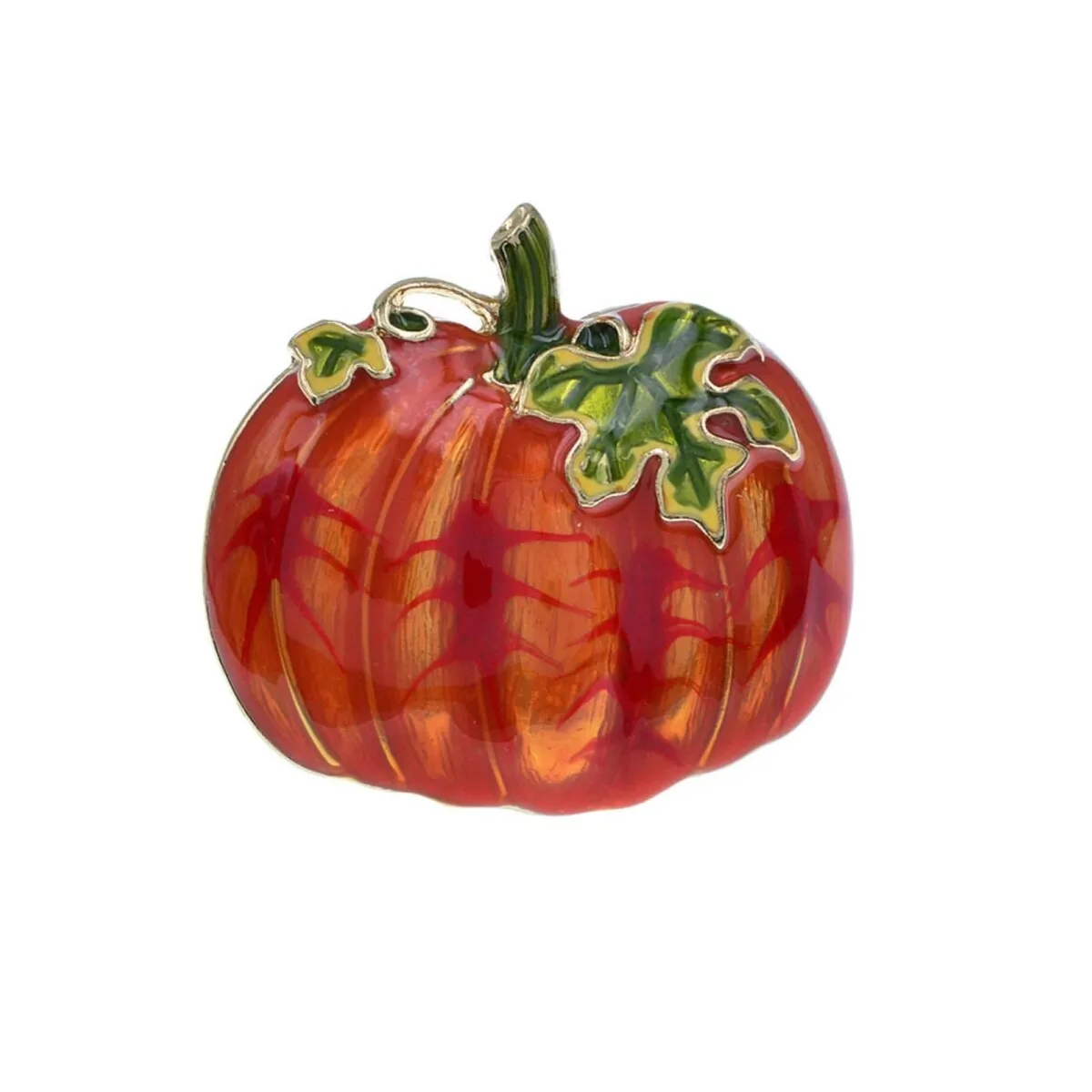 Orange Pumpkin Brooch sold by Zulily