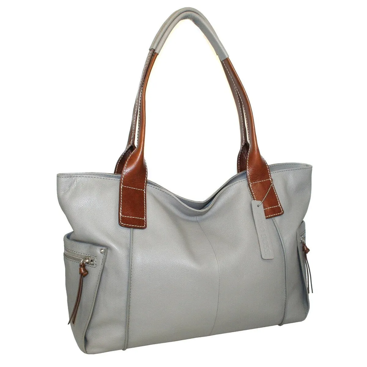 Nino Bossi Brenna Leather Tote sold by Zulily