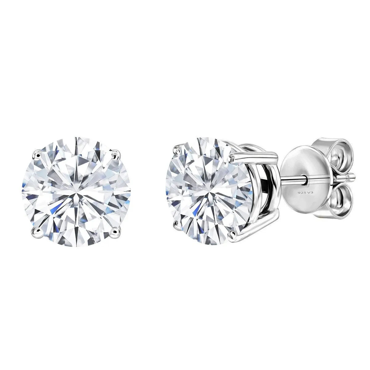 1.5CT Lab Grown Diamond Sterling Silver Stud Earrings sold by Zulily