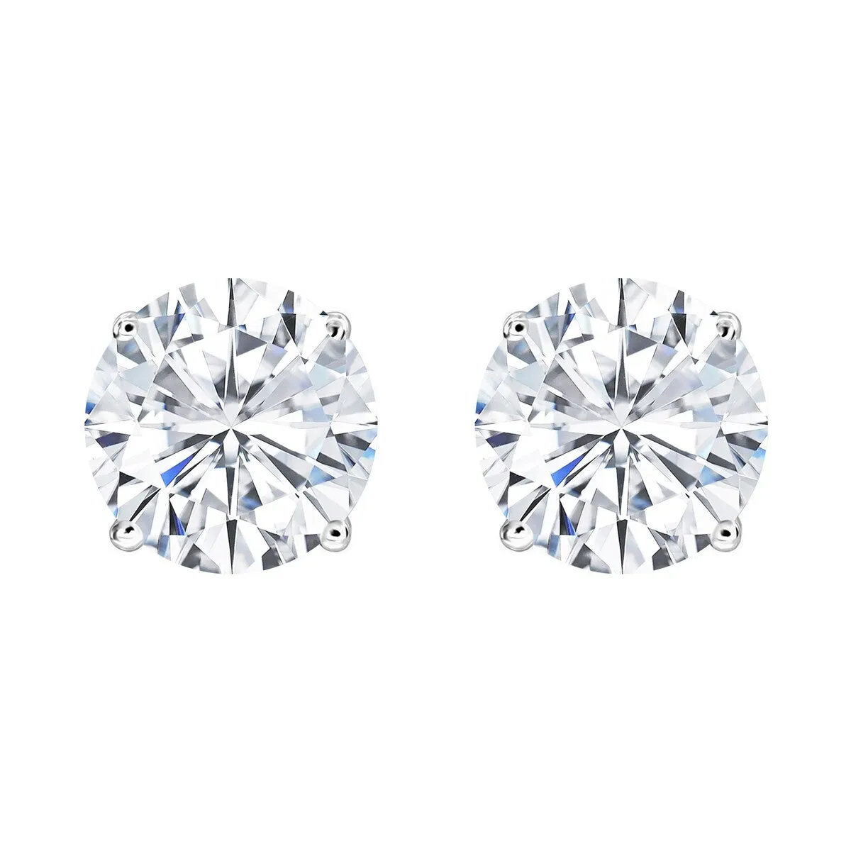 1.5CT Lab Grown Diamond Sterling Silver Stud Earrings sold by Zulily product image thumbnail 2