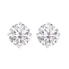 1CT Lab Grown Diamond Sterling Silver Stud Earrings sold by Zulily