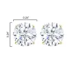 1.5CT Lab Grown Diamond 18K Gold Plated Sterling Silver Stud Earrings sold by Zulily