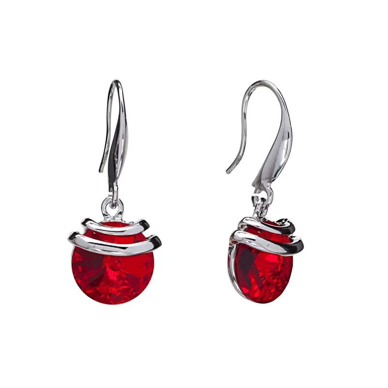 callura Elegant Spring Drop Crystal Earrings sold by Zulily