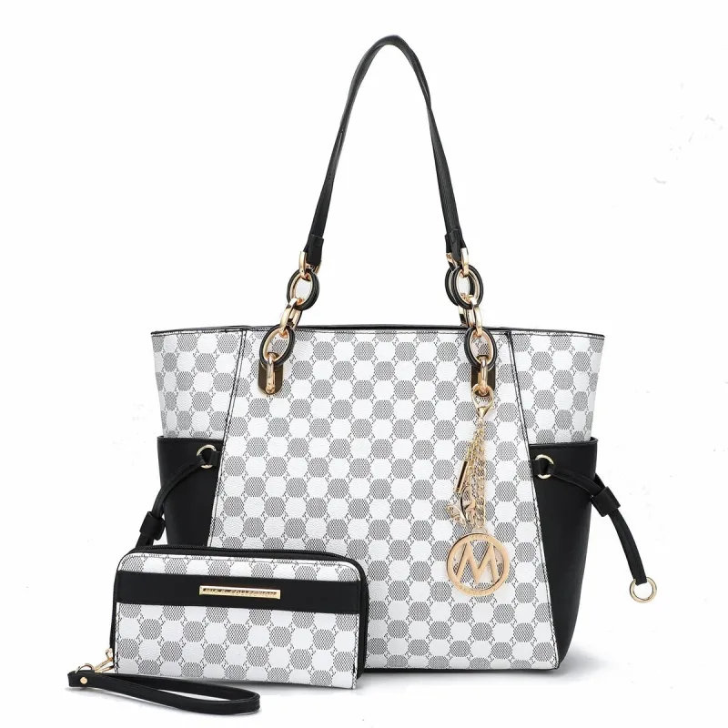 Xenia Tote Bag and Wallet Set sold by Zulily