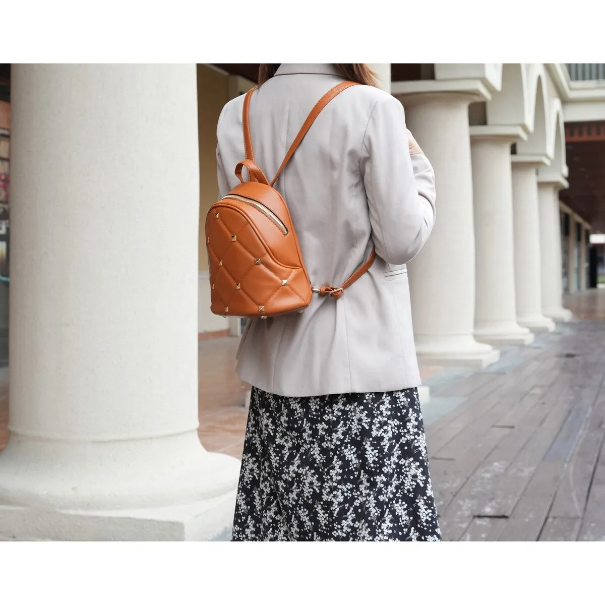 Hayden Quilted Backpack sold by Zulily product image thumbnail 3