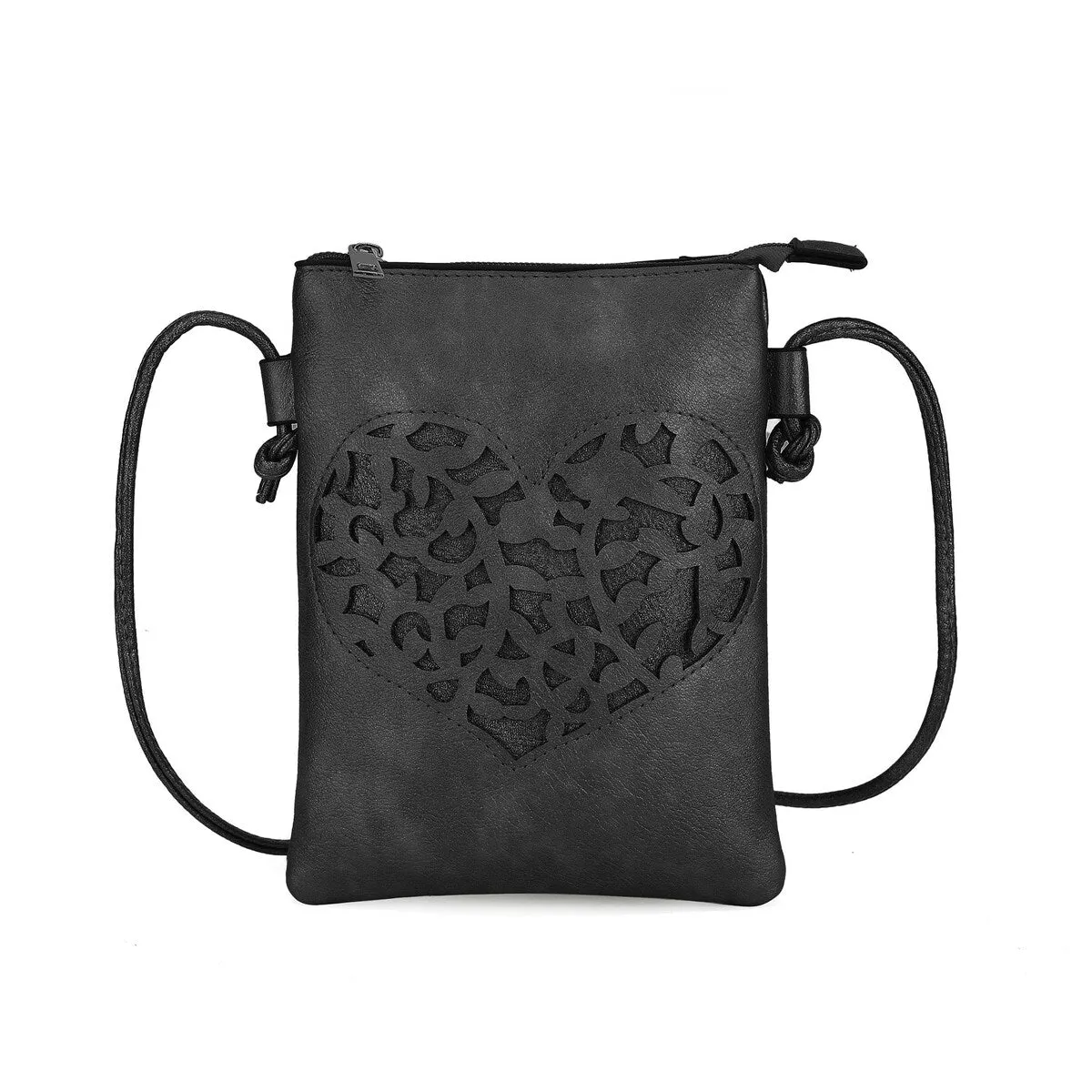 Heartly Crossbody Bag - 5.8"W x 8"H x 0.7"D sold by Zulily