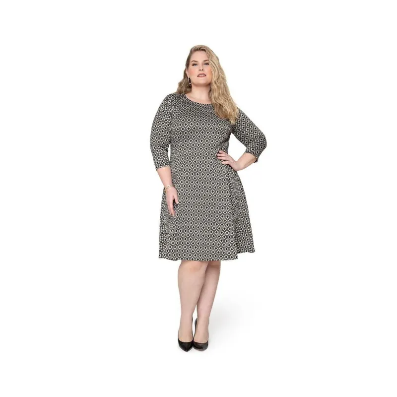 Leota Women's Katherine Dress Black Size 2X sold by Zulily