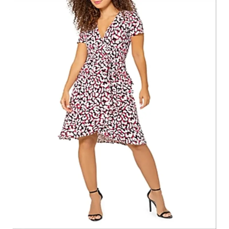 Leota Women's Brandy Dress In Brushstroke Leopard Fruit White Size Xs sold by Zulily