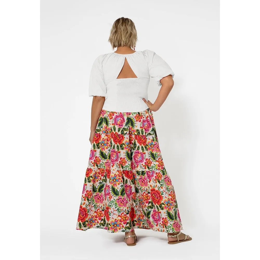 Leota Women's Maxi Evelyn Skirt Red sold by Zulily product image thumbnail 3