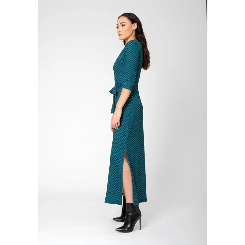 Leota Women's Perfect Wrap Maxi Dress Green Size S sold by Zulily