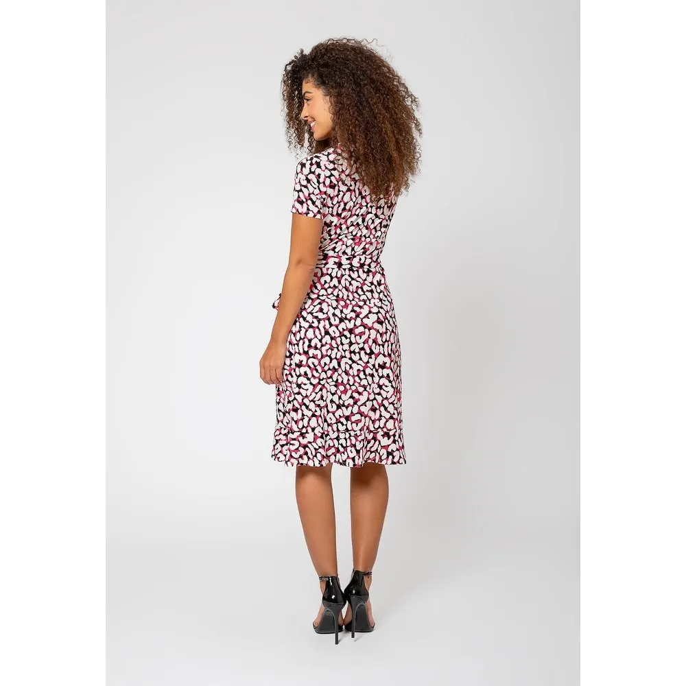 Leota Women's Brandy Dress In Brushstroke Leopard Fruit sold by Zulily product image thumbnail 2