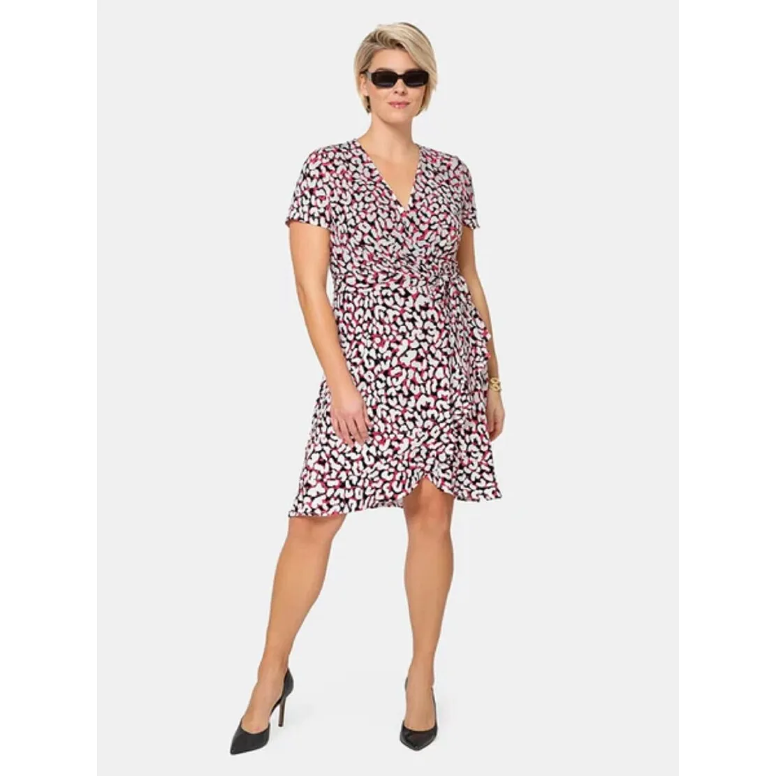 Leota Women's Brandy Dress In Brushstroke Leopard Fruit sold by Zulily product image thumbnail 4