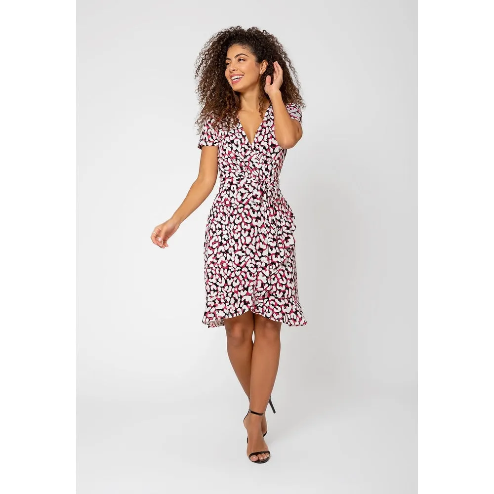 Leota Women's Brandy Dress In Brushstroke Leopard Fruit sold by Zulily