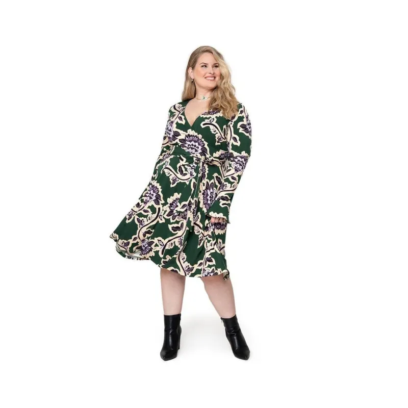Leota Women's Rosalia Dress Green Size 2X sold by Zulily